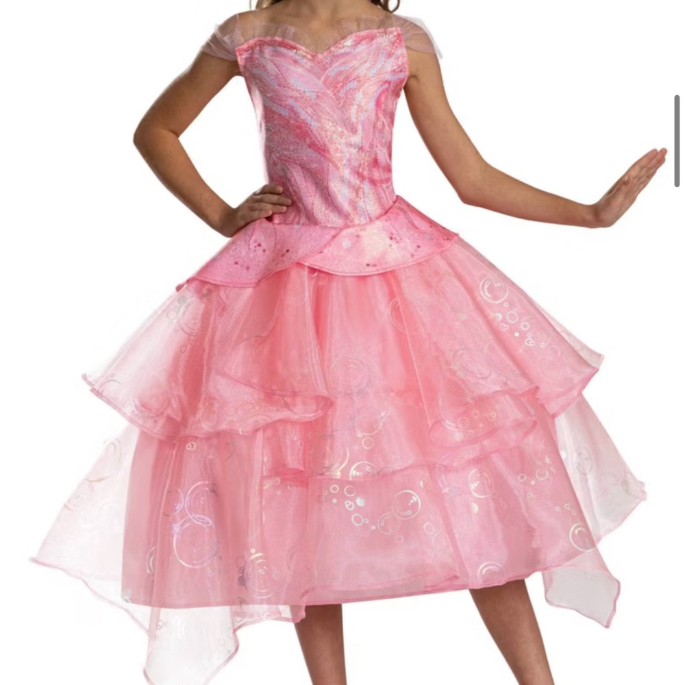 Pink Layered Tulle Dress